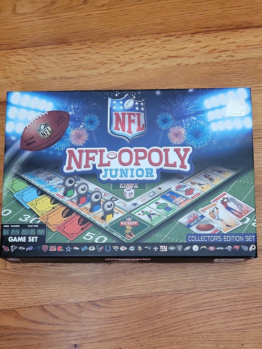 NFL-Opoly Junior Board Game